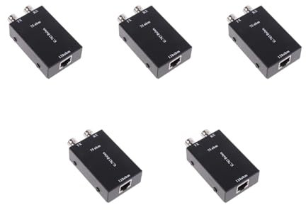 Limtula Convertisseur coaxial BNC vers RJ45 2,048 Mbps G703 pour déséquilibrer 75 Ohm à 120 Ohm Impédance G703