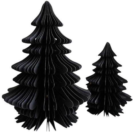 Artigianato per l'albero di Natale in carta - Artigianato per l'albero di Natale fatto a mano, divertente decorazione per l'albero di Natale | Albero di Natale di carta pieghevole da tavolo, albero di