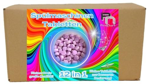 10 Kg Spülmaschinentabs Spülmaschinen Tabletten Spültabs Geschirrspültabs 12in1 Der erste Dosierbare Spülmaschinentab All in One Tabs Umweltschonend, da ohne Folie & Füllstoffe MINI TABS