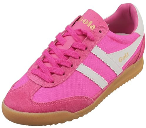 Gola Femme Tornado Basket, Rose éclatant/Blanc, 40 EU