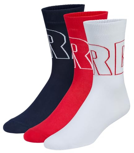 RB Leipzig Socken - Dynamic - 3er Set rot-weiß-dunkelblau RBL