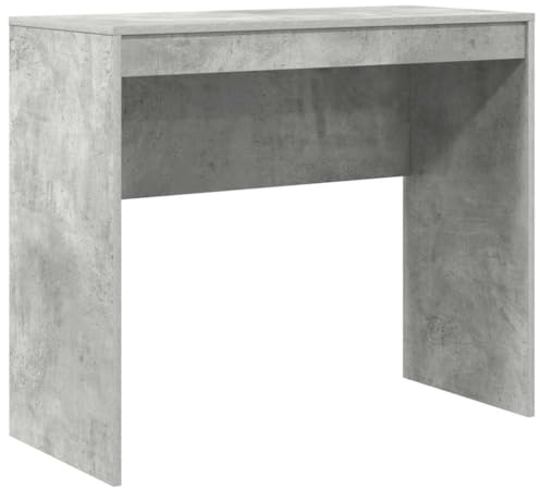 vidaXL Beton Grau Schreibtisch Mit Schublade | Modernes MDF Design Kompakte Größe 90 X 40 76 cm Ideal Für Heimbüro & Studium Minimalistisch Langlebige Arbeitsstation