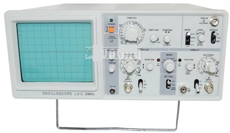 Oscilloscopio analogico 212, oscilloscopio a doppio canale con larghezza di banda 20 MHz e 40, for test manutenzione da 60 Alta efficienza(L-212)