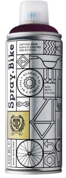 SPRAY.BIKE Fahrrad Lackspray in versch. Farben - KEINE GRUNDIERUNG notwendig - Acryllack/Lack Spray in 400 ml Spraydose, Matt- und Klarlack Optik möglich (Pflaumenblau Plumstead, Matt)