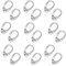 My-Bead 10 Paar Brisuren 925 Sterling Silber Klapp- Ohrringe 18mm nickelfrei Allergiker geeignet in Juweliers- Qualität DIY