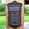 zenggp Retro Cassetta Postale della Posta del Ghisa di Stile Country della Cassetta delle Lettere della Cassetta delle Lettere della Parete della Cassetta delle Lettere della Lettera