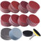 SIQUK 200 Pièces Disques de Ponçage 50mm Disques Abrasifs Grain 80 180 240 320 400 600 800 1000 2000 3000 pour Meulage Fraisage Gravure