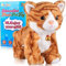 Interaktives Spielzeug für Katzen, Plüschtiere, interaktives Katzenroboter, Barking Meow Kätzchen, Berührungssteuerung, elektronisches Katzen-Haustier, H: 20.3 cm, B: 12.7 cm.