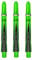 Ignite Harrows Supergrip Dart-Schäfte, Grün – wählen Sie Länge und Anzahl der Sets (40, 3 Sets (9 Schäfte))