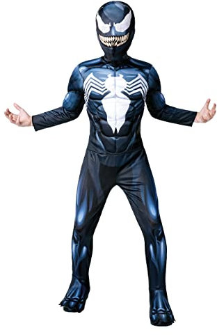 Rubie's 702761L Marvel Spider-Man Venom Deluxe Costume, Boys, As Shown, L Age 8-10 Halloween