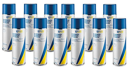 12x CARTECHNIC Scheibenreiniger Schaum Glasschaumreiniger Schaumreiniger 500 ml