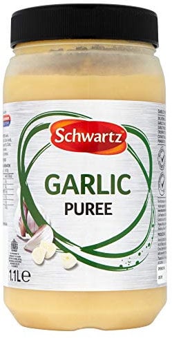 Schwartz Garlic Puree, Convenient Garlic Seasoning for Meat and Fish Marinades, Ideal for use in Soups, Stocks and Casseroles, 1.1 litres