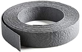 Bordure à dérouler Ecolat Plastique Gris, H.14 x L.1000 cm