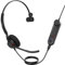 Jabra Engage 50 II schnurgebundenes Mono-Headset mit Link Call Control, geräuschunterdrückender 3-Mic-Technologie und USB-C-Kabel - MS Teams-Zertifiziert, mit Allen Plattformen kompatibel - Schwarz
