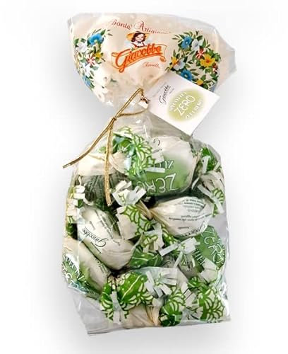 Amaretti Giacobbe - Soffici dolcetti Specilità ZERO ZUCCHERO con farina di mandorle - Sacchetto da 250 grammi confezionati uno ad uno singolarmente - Senza glutine