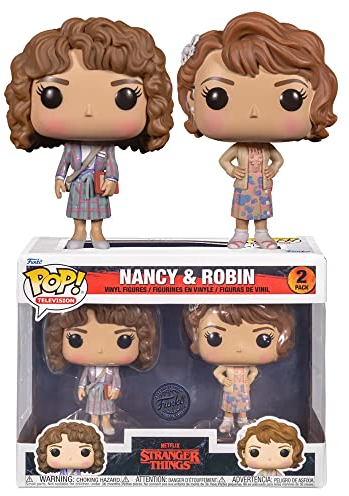 Funko Pop! Stranger Things – Nancy and Robin 2er-Pack exklusive Vinyl-Figur