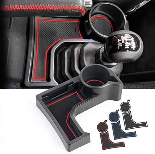 YEE PIN Kompatibel mit Suzuki jimny 2018-2022 (für Automatisch) Aufbewahrungsbox Mittelkonsole Organizer Tray für Armlehne Organizer Zubehör mit 3 Farben Matten