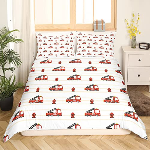 Rennen Auto Bettwäsche Set für Jungen Kinder Coole Sport Auto Tröster Bezug 135x200 Mädchen Mann Extreme Sport Bettbezug Orange Rot Racing Print Quilts Schwarz und Weiß Gitter Dekor Bettwäsche