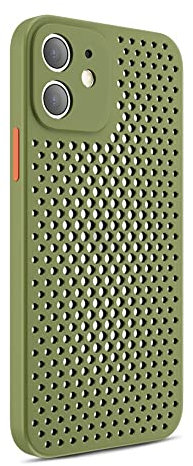 PODSI Phone case, Heat Dissipation Breathable Cooling phone Case For iPhone 14 13 12 11 Pro Max Mini X XS Max XR 7 8 Plus SE 2020 Soft Silicone Cover (Color : A, Size : For iPhone 8)