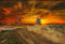 Klassische Puzzles 1000 Teile Motocross Unter Dem Abendhimmel 75 * 50Cm