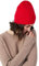 Style & Republic Kaschmir Sport Mütze-Beanie Damen aus 100% Cashmere - Dein kuscheliger Premium Strick Beanie für stilvolle Herbst- & Winter-Momente - Crimson