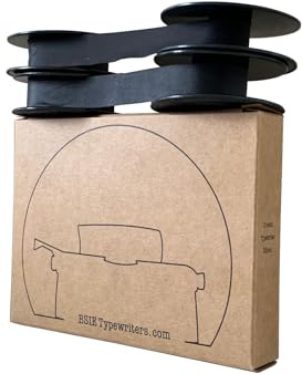 BSIE Typewriters – Torpedo Schreibmaschinen-Farbband Schwarz – Doppelpack – Passend für Torpedo 18, 20, 30, 33, Blue Bird – GR1 / DIN 2103 / DIN 32755 – Getestet in Nizza, Frankreich