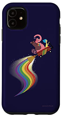Hülle für iPhone 11 Disney und Pixar Inside Out Bing Bong und Joy Rainbow