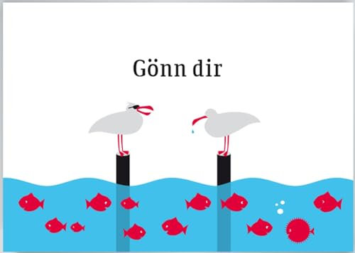 Discordia - CL134 - Postkarte, Maritim, Möwen, Gönn dir, DIN A6