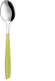 KASANOVA Cucchiaino caffè Sfuso Verde in Acciaio Inox Silhouette Verde Tavola