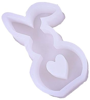 Hyclam Moule à gâteau flexible en silicone pour Pâques - Idéal pour la pâtisserie à la maison et les travaux manuels - Moule à gâteau en forme de lapin de Pâques