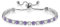 EIH Regalo Donna,Sparkle Zircone Bracciale,Tennis Bracciali,Bracciale Donna,Bracciale Ragazza,Idee Regalo Donna,Regalo Donna Compleanno,Regalo Mamma,Viola
