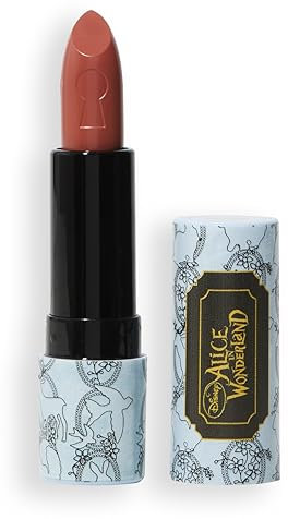 Revolution Beauty, Disney's Alice in Wonderland x Revolution Alice Lippenstift, Halloween Lippen Make-up, Vegan & Tierfreundlich, Impossible Nude