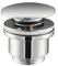 IMEX - Valvula Click Clack Apta para lavabos y bides, Desagüe Lavabo Fácil instalación Tapones de Desagüe Lavabo, Universal con o sin Rebosadero, Color Cromado VCC001