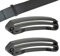 Gurtstopper aus Stoff – Verbindungs-Clip aus Stoff, Schnallen aus Stoff mit Haken, Mole Schnalle mit Ende des Armbands aus PP | Mole Etui mit Enden für 2 Stück, Gurt