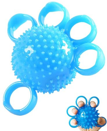 Handtrainer Fingertrainer,Suuwwn Stressball Erwachsene Griffkraft Trainer Antistressball Grip Trainer Massageball Hand Kräftigung von Hand Training Finger Training,Lindert Stress
