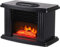Chimenea eléctrica Chimenea eléctrica montada en la Pared Calentador de Chimenea sin ventilación con Chimenea de Esquina tat Flame Match 3D Vidrio Templado Estufa de leña eléctrica Chimenea