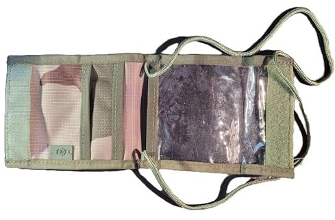 Générique Porte-Carte Tour de Cou Tactique Camouflage Armee Militaire Identite CB Carte Bleue Credit Feuille Monnaie