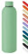Borraccia Termica Grande 1 Litro Bottiglia Acciaio Inox Inossidabile Doppio Strato 1000 Ml Tappo Antigoccia Doppia Camera Bevande Calde Fredde Termos Sistema Sottovuoto Rivestimento Soft Touch - Menta