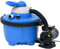 Bomba filtro arena, Xichuzi Depuradora Piscina Arena, Filtro Piscina, Bomba De Picina, azul y negra 385x620x432 mm 200 W 25 L