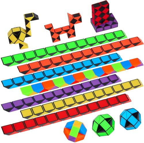 Zendstanding Mitgebsel Kindergeburtstag, Magische Schlange Kinder Spielzeug Set, Give Aways Kindergeburtstag Gastgeschenke, Geschenke zur Einschulung Junge Schultüte Füllung Jungen Mädchen (14 Stück)