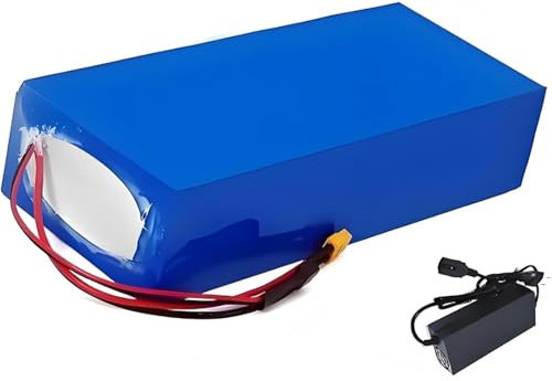 72V 30Ah Batteria Agli Ioni Di Litio Per Bici Elettrica Da 20S4P, Ideale Per Motori Da 200-1600 W, Protezione BMS Integrata, Con Caricabatterie XT60