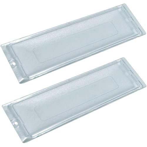 Easyricambi - Kit 2 Plafoniera Cappa Copriluce Compatibile con Faber Elica Franke (Ricambio Originale) Coperchio Luce Cappa Cucina, Cappa Faber Ricambi, Dimensioni 178x50 mm, Codice 133.0016.910