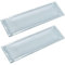 Easyricambi - Kit 2 Plafoniera Cappa Copriluce Compatibile con Faber Elica Franke (Ricambio Originale) Coperchio Luce Cappa Cucina, Cappa Faber Ricambi, Dimensioni 178x50 mm, Codice 133.0016.910