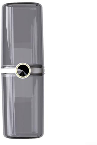 Porta-dentifricio da viaggio e porta spazzolino da denti per la tua prossima avventura (nero)