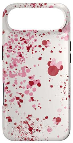 Hülle für iPhone Air Disney Minnie Maus Kopf Ohren Rosa Abstraktes Spritzmuster