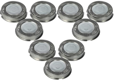vhbw 9x Ersatz-Scherköpfe kompatibel mit Philips HQ139 | HQ33, HQ40, HQ402, HQ30, HQ135, HQ136, HQ130, HQ132 Elektrorasierer, Silber