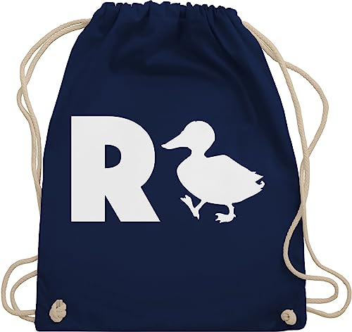 Turnbeutel Rucksack - Rentner - Taschen - R Ente Geschenk Rente Geschenke Ruhestand I - Unisize - Navy Blau - abschiedsgeschenke für retirement duck beutel zum abschied pension rentenbeginn
