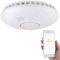 VisorTech WiFi Rauchmelder: WLAN-Rauch- und Hitzemelder mit weltweiter App-Benachrichtigung (Rauchmelder mit App, Hitzewarnmelder, Alarmanlage)