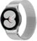 ABOVEACC Ersatzarmband Kompatibel mit Samsung Galaxy Watch 7/FE/6/5/4 Armband 40mm 44mm, Magnetisch Einstellbar Edelstahl Metall Armbänder für Damen Herren, Silber