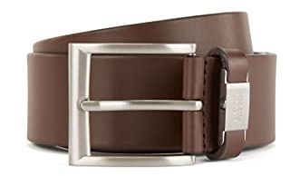BOSS Herren Gürtel, -202 Dark Brown, 105